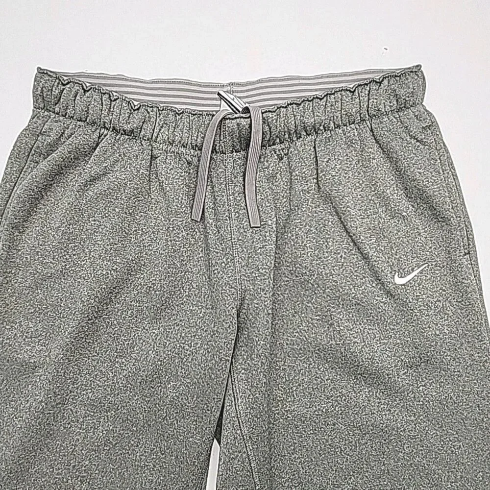 Nike Pants Therma Fit Women Sz Large Gray Wide Leg 28